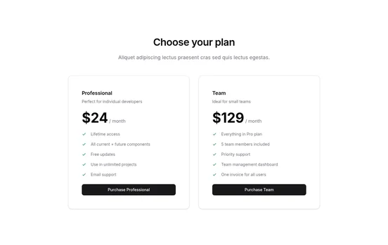 pricings – 1